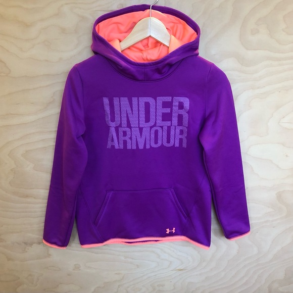 Under Armour Pullover Sweatshirt Hoodie Kids Size L. - Picture 1 of 11